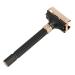 Classic Black Double-Sided Razor Handle | Reusable Metal for Men's Barber Shops - International Shipping Available - Buy Online on GoSupps.com