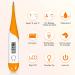 Adoric Oral Thermometer - Accurate Fever Alarm, Digital with Flexible Tip for Baby, Pets, Adults & Kids - Buy Online on GoSupps.com