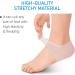 YIAGUN Gel Heel Protection Sleeve - Relief for Heel Pain, Plantar Fasciitis, Dry Heel - 1 Pair - Buy Online on GoSupps.com