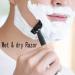 Epodmalx Classic Manual Razor - 3D Rotating 6-Blade Shaving Razor for Men | Premium Black Barber Razor - International Shipping Available - Buy Online on GoSupps.com