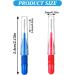 ACBOOR Interdental Brushes - 100 Reusable Dental Brushes for Effective Tooth Cleaning | Red & Blue Space Toothbrush - Buy Online on GoSupps.com