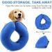 QIYADIN Soft Dog Recovery Collar | Adjustable Inflatable Pet Cone for Cats & Dogs | Prevent Biting & Scratching - Medium - Buy Online on GoSupps.com
