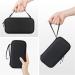 BOVKE Hard Travel Case for Asthma Inhaler Spacer - Inhaler Holder and Mask Carrying Bag with Mesh Pocket, Black (Large) - Case Only - Buy Online on GoSupps.com