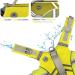Vivaglory Dog Life Jacket - Adjustable & Durable Sports Style | Excellent Buoyancy for Small Dogs (XS: 43-51 cm) - Yellow Gray - Buy Online on GoSupps.com