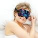 Sleep Eye Masks Blacklight Skull Butterfly Sleep Eye Mask & Blindfold with Elastic Strap/Headband for Women Men Sleep Travel Nap - Buy Online on GoSupps.com