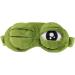 3D Sad Frog Eye Sleep Mask - Cute Unisex Plush Blindfold for Travel, Work, and Naps - Buy Online on GoSupps.com