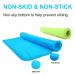 SiliKids Non-Slip Silicone Kids Placemats - 2 Pack Blue/Green - Portable Dining Table Mat for Babies, Toddlers, Children - Buy Online on GoSupps.com