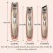 Portable Fashion Nail Clippers Splash-Proof Design Secondary Open Edge Nail and Toenail Corresponding Size (Pink) Multifunctional - Buy Online on GoSupps.com