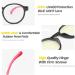 Flexible Children's Anti Blue Light Glasses - Chic Clear Frames to Reduce Eye Strain | Color 5 - Buy Online on GoSupps.com