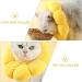 Adjustable Cat Recovery Collar- Dog Cat Collar Cute Cat Donut Collar Neck Cat Cones After Surgery Cone After Surgery Elizabethan Collars for Kitten Dog Pet Yellow S - Buy Online on GoSupps.com
