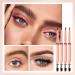 2 in 1 Double Ended Eyebrow Pencil 2024 New Waterproof Micro Brow Pencil Fine Stroke Microblade Eyebrow Pencil Multifunction Magic Eyebrow Pencil Long-Lasting Natural Makeup Tools (LIGHT BROWN) - Buy Online on GoSupps.com