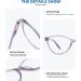4 Pack Blue Light Blocking Cat Eye Reading Glasses for Women - Pearl Color, Anti Glare, UV Ray Protection - 1.75 Strength - Buy Online on GoSupps.com