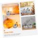 DECHOUS 20 Pcs Foam Pumpkin Halloween Pumpkin Decorations Glitter Pumpkins Small Artificial Pumpkins Halloween Foams Pumpkins Artificial Pumpkins Prop Pumpkin Ornaments Gold Powder Silverx2pcs 5CMx2pcs - Buy Online on GoSupps.com