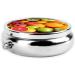 Fresh Fruits & Vegetables Mini Round Pill Box | 3 Compartment Portable Organizer for Travel Home & Office - Buy Online on GoSupps.com