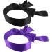 Shappy 4 Pack Satin Eye Mask Blindfold Set - 150 cm - Black and Purple - Buy Online on GoSupps.com