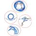Dog Tie Out Cable and Stake 30ft Outside Dog Leash & Chain for Camping and Yard 16'' Heavy Duty Anti Rust Spiral Stake for Medium-Large Dogs Up to 125 lbs (30FT Blue) - Buy Online on GoSupps.com
