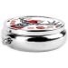 Funny Christmas Moose Mini Round Pill Box | Portable 3 Compartment Pill Organizer for Travel Home & Office - Buy Online on GoSupps.com