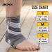 Bionix Ankle Support Brace for Achilles Tendonitis & Sprained Ankle - Adjustable for Running, Jogging, Weightlifting & Yoga - Pack of 1 (S/M) - Buy Online on GoSupps.com