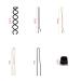 Karaa 308 Pcs Hairpins Set - Black Hair Clips Gold Bobby Pins & Claw Clips for Updos Bridal Jewelry & Classic Hairstyles | Perfect Accessories for Girls & Women - Buy Online on GoSupps.com