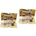 TOVINANNA 2pcs Eye Shadow Palettes Eyeshadow Eye Shadows Set Pearlescent - Buy Online on GoSupps.com