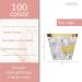 Gold Plastic Cups 9 oz - 100 Count | Disposable Wine & Cocktail Glasses - Bulk Wedding & Party Tumblers - Buy Online on GoSupps.com