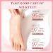 9-Piece Nourishing Foot Mask Niacinamide Foot Mask Callus Cream Foot Socks Moisturising Cream Dry and Cracked Foot Care Callus Removal (Peach + Cherry + Strawberry) - Buy Online on GoSupps.com