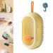 2 in 1 Multifunction Cleaning Brush Cleaning Brush with Soap Dispenser for Shoes Cleaning with Encrypted Soft Hair Ergonomic Non-Slip Handle Press Out Liquid Laundry Brush (D 1PCS) D 1PCS