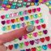 Elwish 365pcs Round Jewels Stickers | Self-Adhesive Rhinestone Gems for Crafts | Multicolored Bling Jewels - Buy Online on GoSupps.com