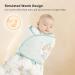 Duomiaomiao Baby Sleeping Bag Swaddle | Premium Cotton | 3-Way Adjustable Wearable Blanket | Butter Soft Sleep Sack for Newborn Babies 0-6 Months | Infant Boy Girl Animal Travel | 66cm - Buy Online on GoSupps.com