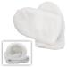 Soft microfiber paraffin bath gloves cosmetex Silver cosmetic gloves warming hand shoes white 1 pair glove 2 pieces (1 Pack)