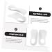 Mobestech Foot Insoles for Men - O Type Leg Shoe Inserts & Arch Support - Comfortable TPR Foot Pads for Plantar Care - 2 Pairs White - Buy Online on GoSupps.com