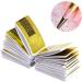 300Pcs Nail Art Extension Tips BetterJonny Golden Nail Extension Forms Guide Stickers for Acrylic UV Gel DIY Nail Art Manicure Tool - Buy Online on GoSupps.com