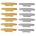 FRCOLOR 6 Pairs Anti-Abrasion Heel Stickers Ladies Pumps Back of Heel Cushions Non Sliping Shoe Inserts Clear Pumps Womens High Heels Transparent Heel Pads Women's Glue Thin Section Mules
