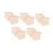 FOMIYES 5 Pairs Anti-wear Stickers for Heels Heel Grips for High Heels Foams Heel Grips Liner Convenient Heel Pads Comfortable Heel Portable Heel Pads Supplies Invisible Miss As Shown 10X7.5X1CM