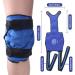NEWGO Reusable Gel Knee Ice Pack for Surgery Recovery - Cold Compression Wrap for Pain Relief, Swelling, Bruises - Buy Online on GoSupps.com