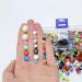 500Pcs Mixed Color Metal Brads Kit for Scrapbooking, Paper Crafts & DIY Projects - Buy Online on GoSupps.com