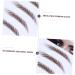 VINTORKY Fake Eyebrow Stickers 4pcs Sticker Waterproof False Men Tools Transfers Shaping Transfer for Eyebrows Imitation Fake - Buy Online on GoSupps.com