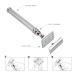CSB Classic Double Edge Safety Razor - 3-Piece Set with Diamond Pattern Handle & 10 Blades | International Shipping - Buy Online on GoSupps.com