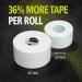 Premium White Athletic Tape - Rigid Support for Ankle & Wrist | 8 Rolls 1.5"x15yds | 50% More - Easy-tear Soft Cotton | Best Adhesive for Athletes & Trainers - Buy Online on GoSupps.com