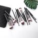 15-Piece Professional Makeup Brush Set | Black Synthetic Hair Tools for Flawless Makeup Application - International Shipping Available - Buy Online on GoSupps.com