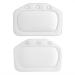 Wifehelper Soft Foam Spa Bath Pillow with Suction Cups - Head, Neck, and Back Support - Fits Any Tub - White - Buy Online on GoSupps.com