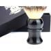 Luxury Shaving Brush for Men Gift Box | Synthetic Hair & Pure Black Handle | Perfect Grooming Gift - Buy Online on GoSupps.com
