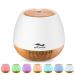 Aroma diffuser 400ml goldfox ultrasound humidifier fragrance lamp oil diffuser night light with 7 colors LED diffusor 30-35ml/h fog for space office yoga spa etc.