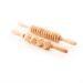 tuuli Anti Cellulite Massage Set Massager 2x Massage Roller with Handle Maderotherapy made of wood