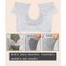 Women's Reusable Underarm Sweat Pads - 2 Pack Black+Nude Medium | Breathable Armpit Shield Guards (IP-00468) - Buy Online on GoSupps.com