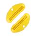 DIGITBLUE Toothpaste Tube Squeezer, 2 Pack Multipurpose Toothpaste Dispenser Squeezer (Yellow)