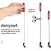 Anyswit 4-Piece Carp Fishing Swimmers with Bite Indicator Light | Versatile Swingers for Night Fishing & Multiple Positions - Buy Online on GoSupps.com