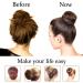 Kid's Blonde Hair Donut Bun Maker 6PCS - Small 2.5 Inch Beige Chignon Doughnut Shaper for Short Thin Hair - 6 Count - Buy Online on GoSupps.com