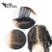 Buy Hairnotion Human Hair Wigs for Men - V-Loop Super Thin Skin Toupee 8x10 Inch Gray #1B80 - International Shipping Available - Buy Online on GoSupps.com