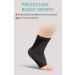 Ankle Brace Compression Sleeve - Breathable Copper Ion Support for Sports & Injury Relief (Pink Small) | Ideal for Swelling Sprains Plantar Fasciitis & Arthritis - Buy Online on GoSupps.com